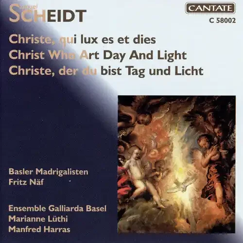 Basler Madrigalisten Ensemble Galliarda Basel Naf Luhti Harras Christ Who Art Day & Light – COMPACT DISCS