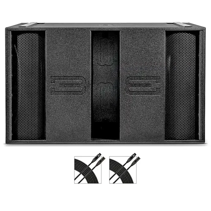 BASSBOSS Makara dBL21-MK3 Dual 21″ Powered Sub With Cables Guitar Center
