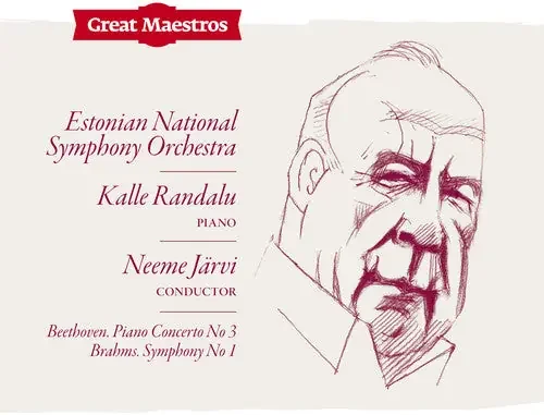 Beethoven / Brahms / Randalu / Jarvi Beethoven Piano Concerto No 3 / Brahms Symphony No 1 – COMPACT DISCS