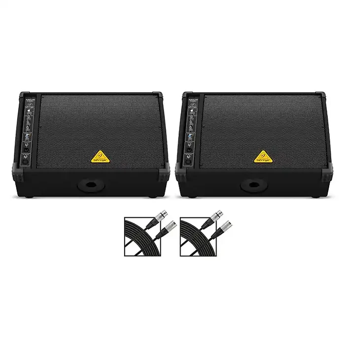 Behringer F1320D 12″ Powered Monitor Pair With Cables Guitar Center