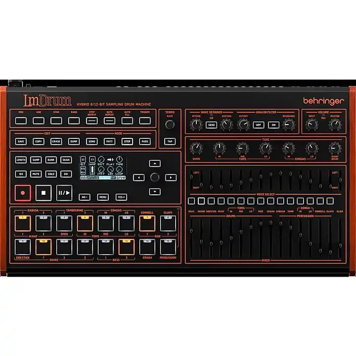 Behringer LmDrum Hybrid Sampling Drum Machine Guitar Center