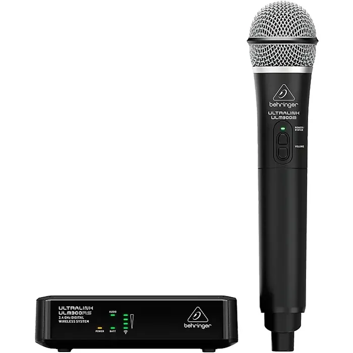 Behringer ULM300MIC High-Performance 2.4gHz Digital Wireless System With Handheld Mic & Receiver B Range Guitar Center
