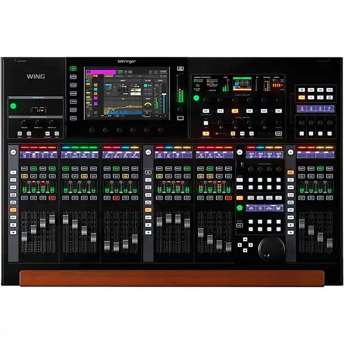 Behringer WING 48-Channel Digital Mixer With 24-Fader Control Surface and 10″ Touchscreen, Black Guitar Center