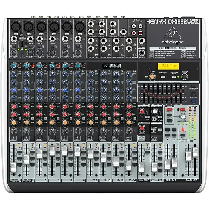 Behringer XENYX QX1832USB USB Mixer With Effects Guitar Center