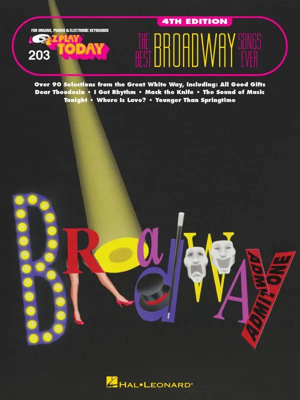 Best Broadway Songs Ever, The 203 (4th