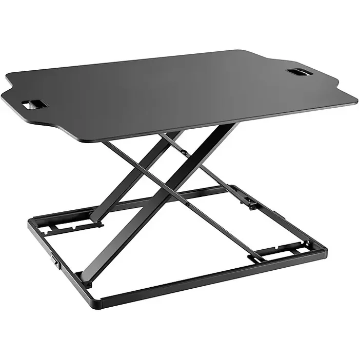 BK Media Move Desk Standing Work Station Standing Black Guitar Center
