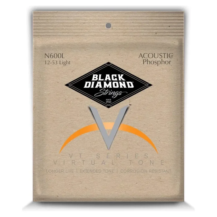 Black Diamond 600 Phosphor Bronze Premium Acoustic Guitar Strings – Li– At Large Inc.® Musical Instruments & Pro Audio