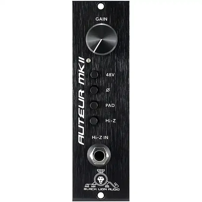 Black Lion Audio AUTEUR MK2 500 series Mic Preamp / DI Guitar Center