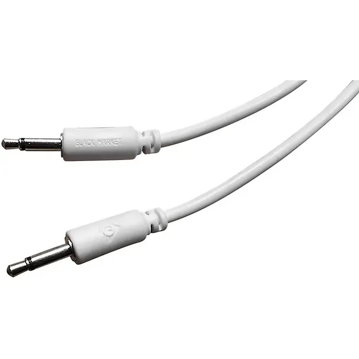 Black Market Modular 3.5″ Patch Cable 5 Pack White Guitar Center