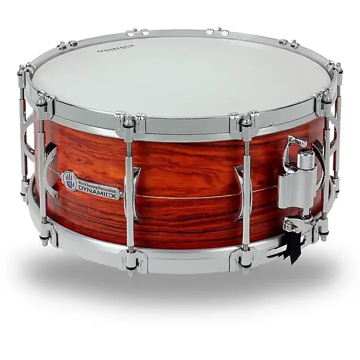 Black Swamp Percussion Dynamicx Sterling Series Snare Drum 14×6.5 in. Cocobolo Unibody Guitar Center