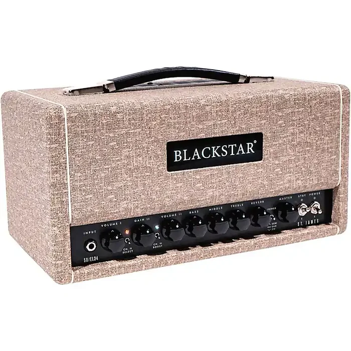 Blackstar St. James 50 EL34 50W Tube Guitar Head Fawn Guitar Center