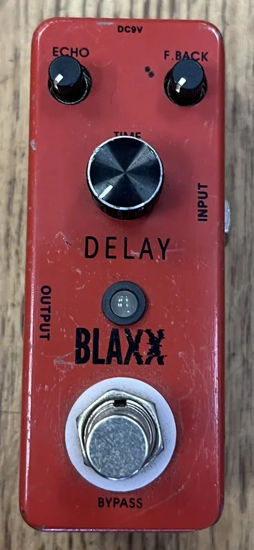 BLAXX BX-DELAY MINI PEDAL DELAY TRUE BYPASS (USED)