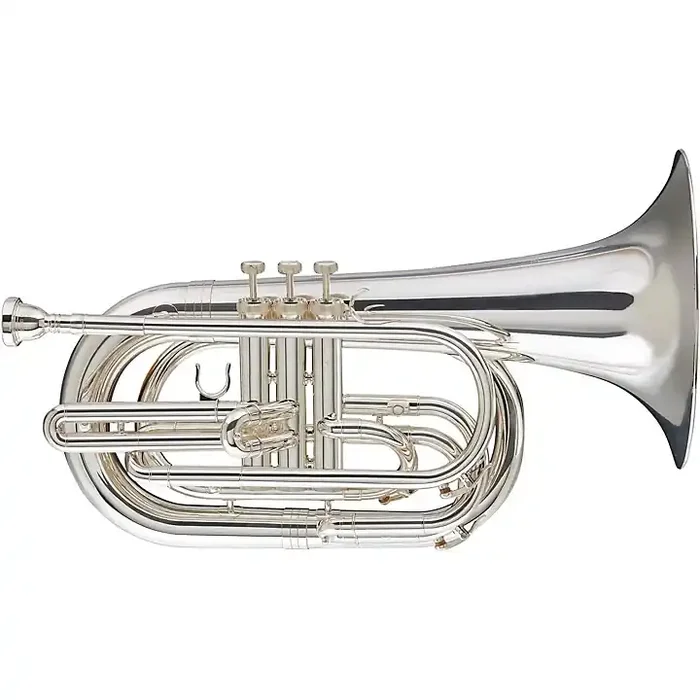 Blessing BM-311 Marching Series Bb Marching Baritone Silver plated Guitar Center