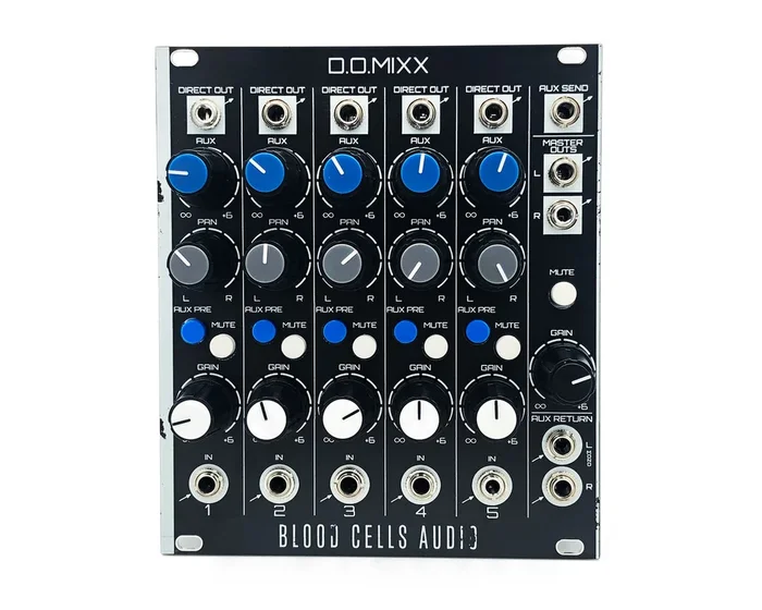 Blood Cells Audio D.O.MIXX 5-channel Mono to Stereo Mixer with Direct
