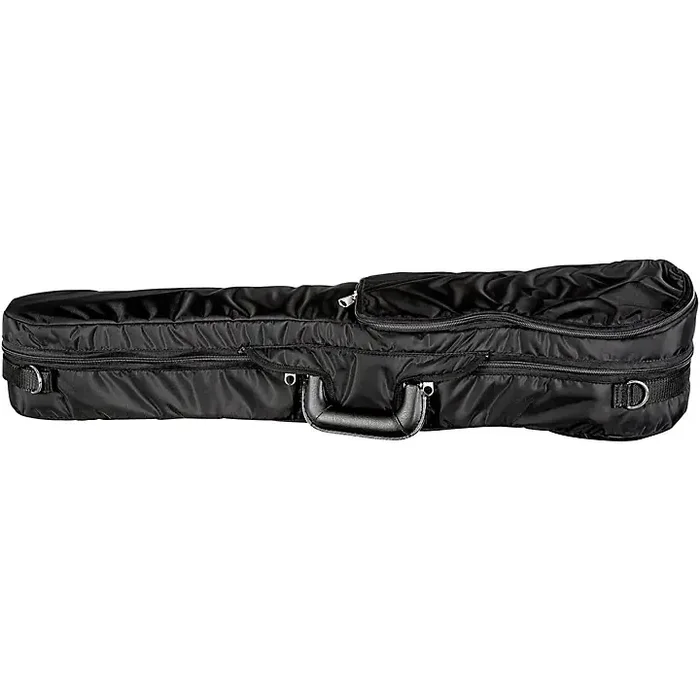 Bobelock Fiberglass Shaped Suspension Violin Case 4/4 Size Black Exterior, Wine Interior Guitar Center
