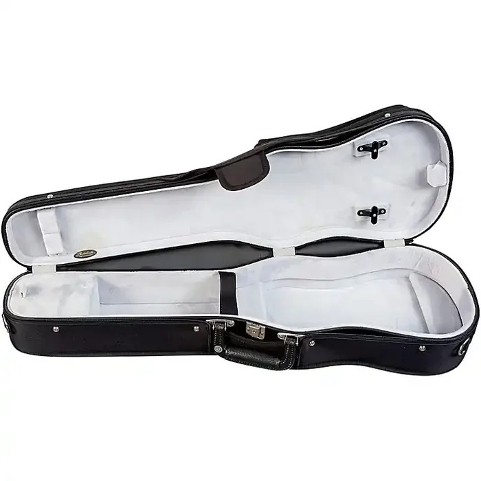 Bobelock Slim-Shaped Woodshell Suspension Violin Case 4/4 Size Black Exterior, Gray Interior Guitar Center