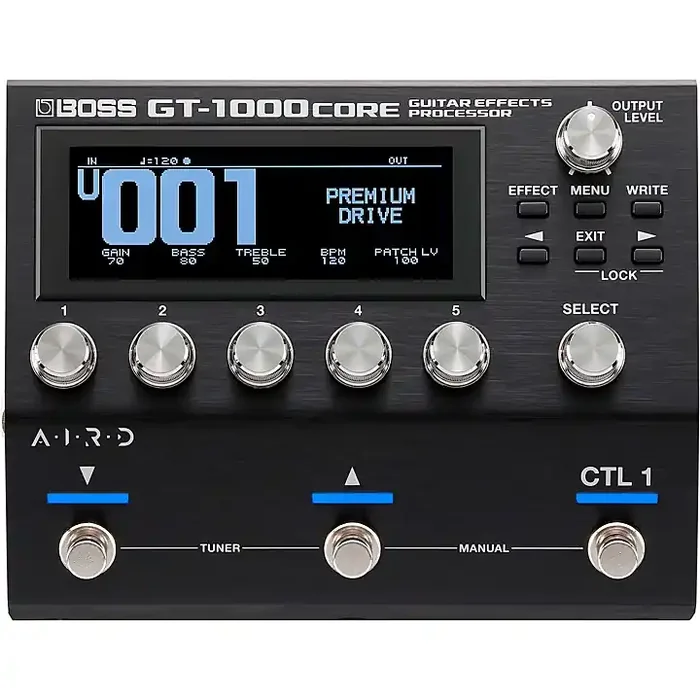 BOSS GT-1000CORE Multi-Effects Processor Black Guitar Center
