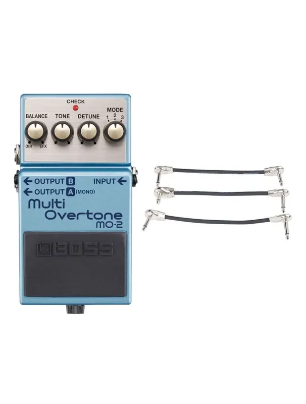 Boss MO-2 – Multi Overtone + Gator Patch Cable 3 Pack