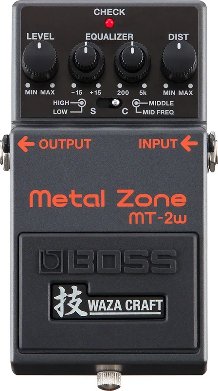 Boss MT2W Metal Zone Guitar Effects Pedal (MT-2W) Waza Craft