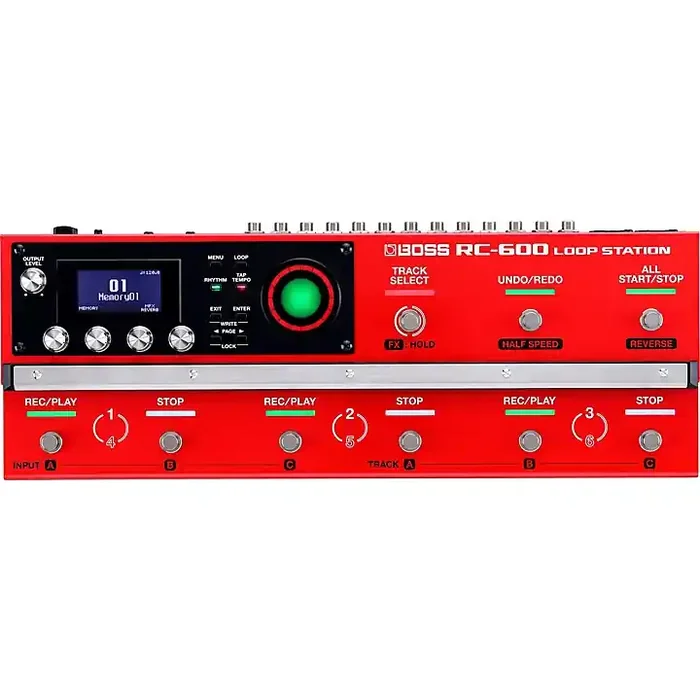 BOSS RC-600 Loop Station Effects Pedal Red Guitar Center