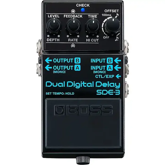 BOSS SDE-3 Dual Digital Delay Effects Pedal Black Guitar Center