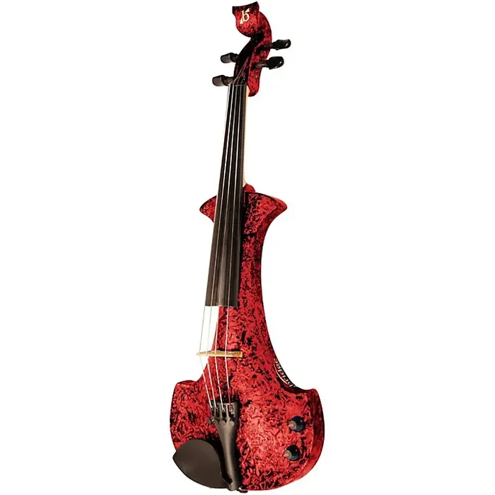 Bridge Aquila Series 4-String Electric Violin Red Marble Guitar Center