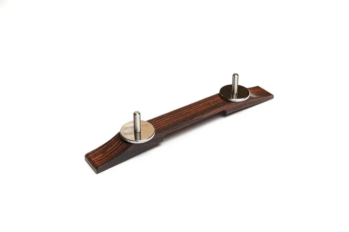 Bridge Base, Rosewood 74mm w/20mm Chrome