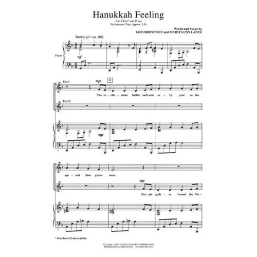 Brownsey, Lois – Hanukkah Feeling