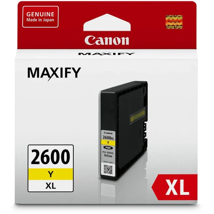 Canon Maxify PGI2600XL High Capacity Ink Cartridge (Yellow)