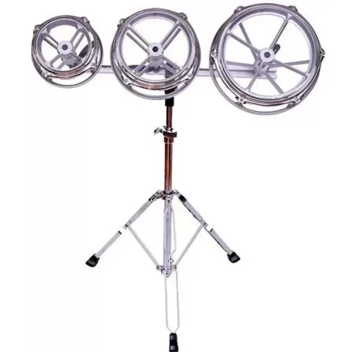 Cardinal Percussion CPRT6810 6/8/10 Spin Tuned Tom Set w/Stand