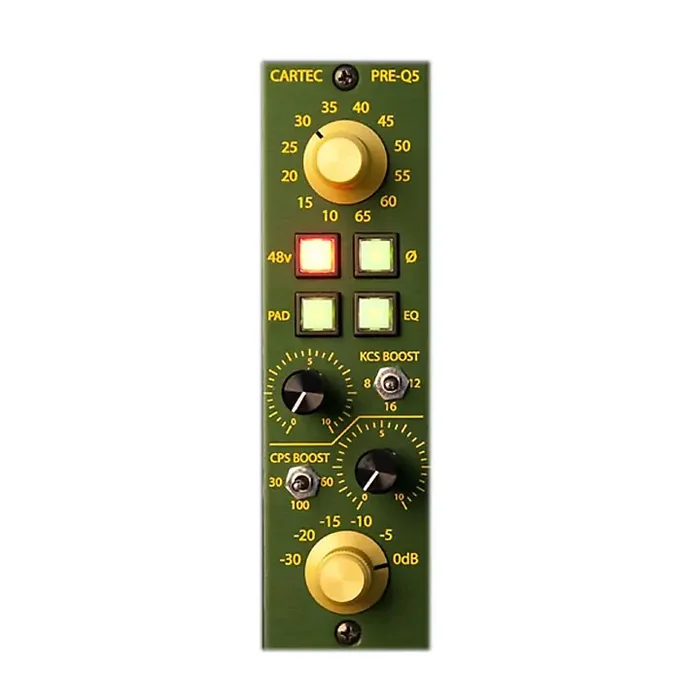 CARTEC Audio PRE-Q5 API 500 Series Mic Preamp Guitar Center