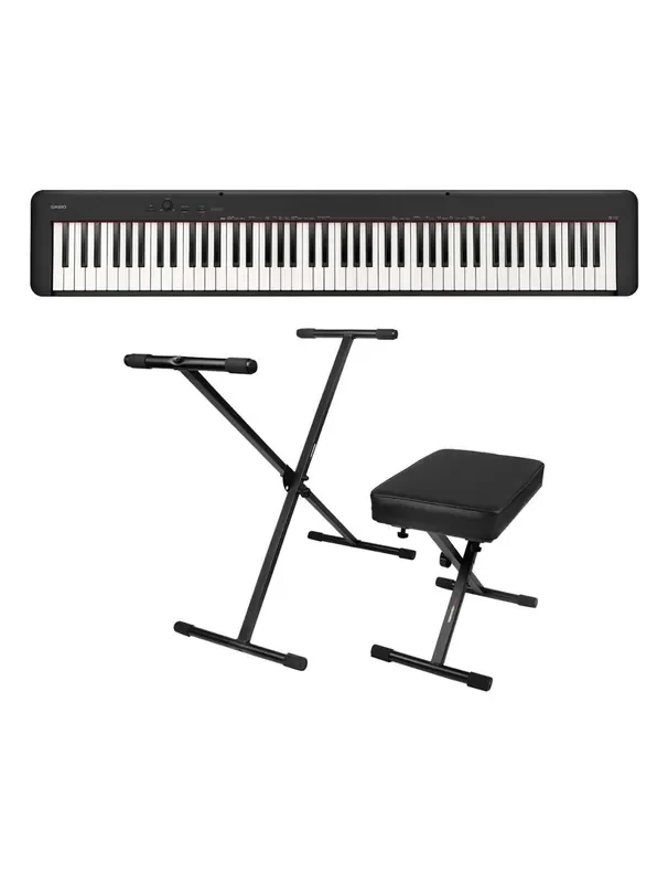 Casio CDP-S160BK + Gator Keyboard Bench/Stand Set