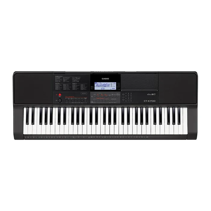 Casio CT-X700-FA 61 Keys CT-X Series Black Standard Keyboard with Free