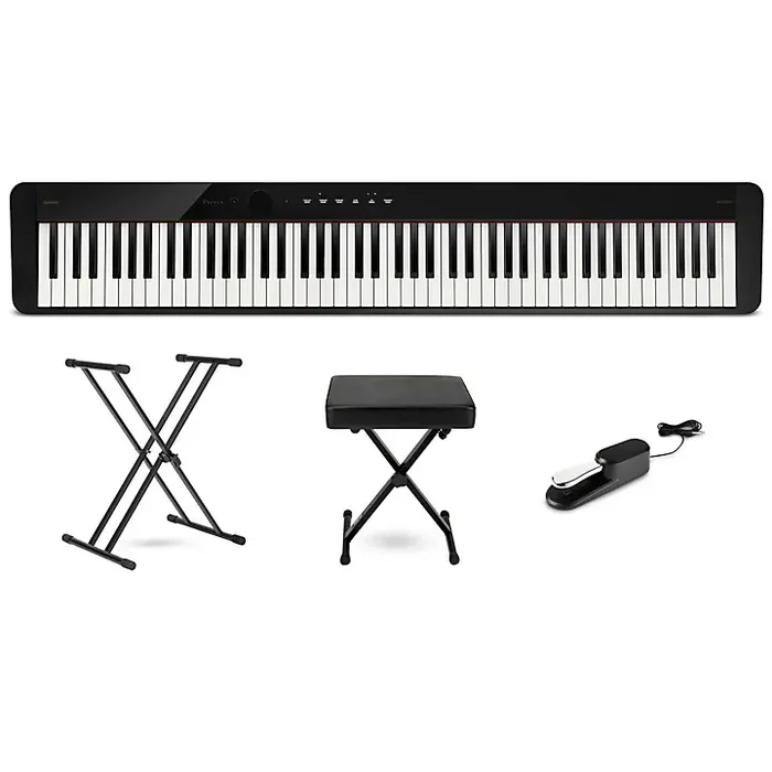 Casio PX-S1100 Privia Digital Piano Essentials Bundle Black Guitar Center