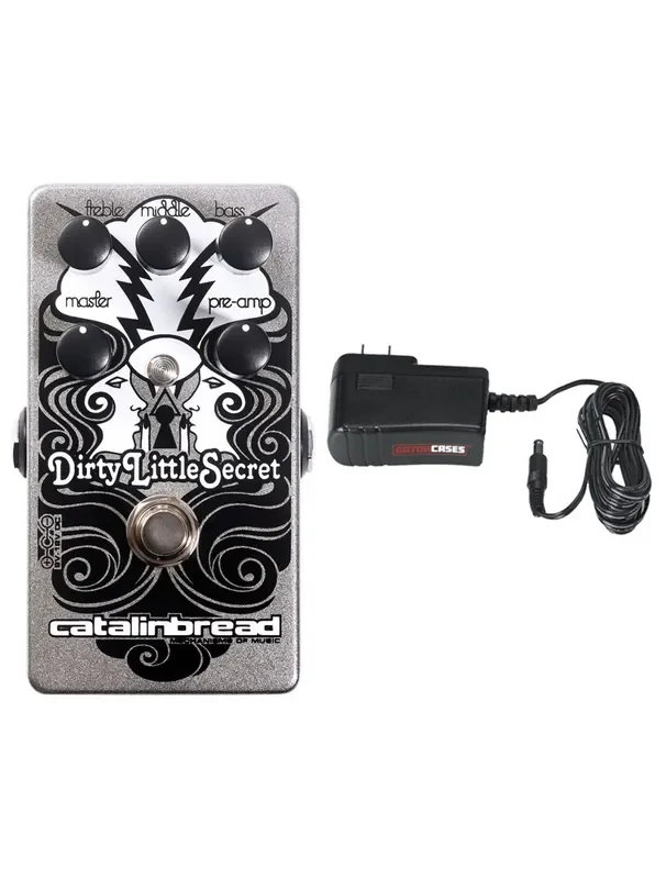 Catalinbread Dirty Little Secret Overdrive + Gator 9V Power Supply Combo