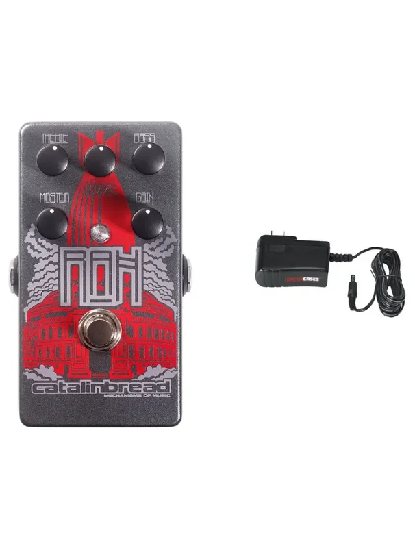Catalinbread RAH Royal Albert Hall Overdrive + Gator 9V Power Supply Combo