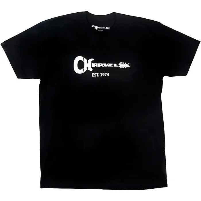 Charvel Guitar Logo Black T-Shirt Large Guitar Center