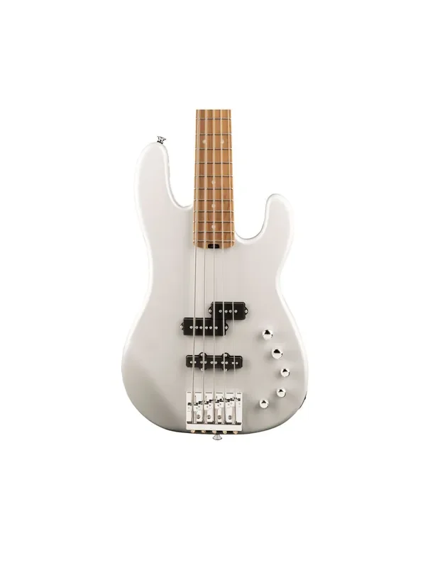 Charvel Pro-Mod San Dimas Bass PJ V – Platinum Pearl w/Caramelized Maple FB