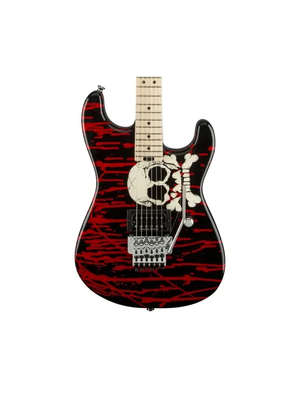 Charvel Warren DeMartini Signature Pro-Mod San Dimas – Blood & Skulls