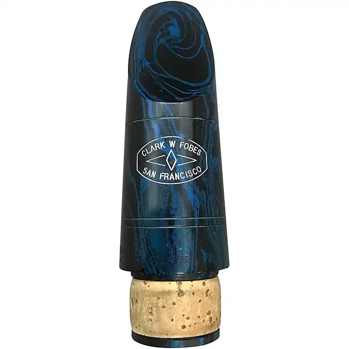 Clark W Fobes San Francisco 10K Blue Clarinet Mouthpiece CF+ Blue Guitar Center
