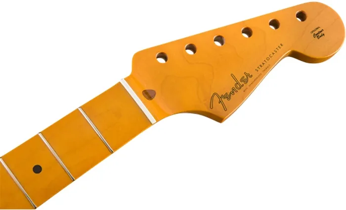 Classic Series ‘50s Stratocaster® Neck with Lacquer Finish, Soft “V” Shape – Maple Fingerboard