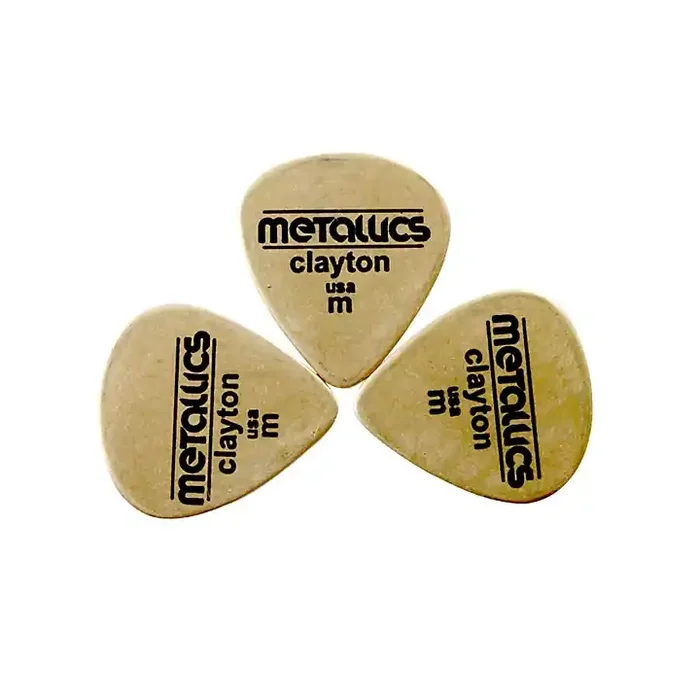 Clayton Metallics Standard Pick 3-Pack Brass Guitar Center