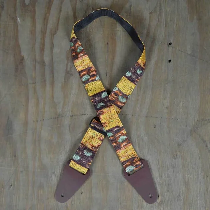 Colonial Leather Aboriginal Art Ragstrap – Bush Yellow