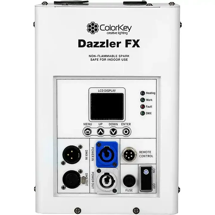ColorKey Dazzler FX Cold Spark Machine White Guitar Center