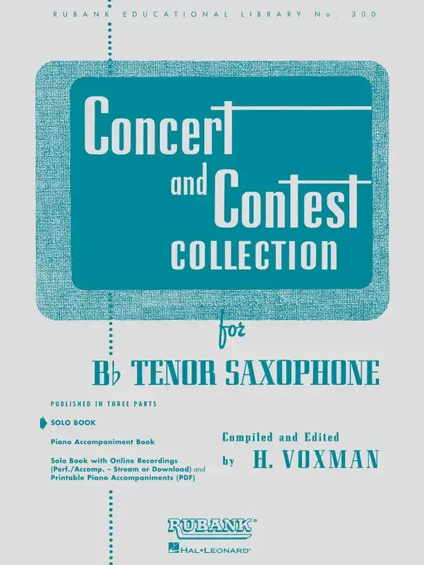 Concert and Contest Coll Tenor Sax