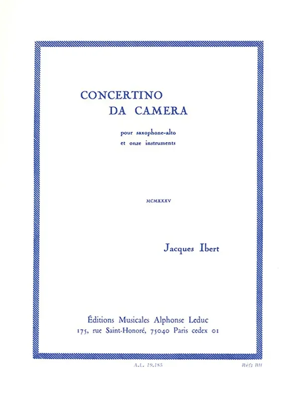 Concertino Da Camera