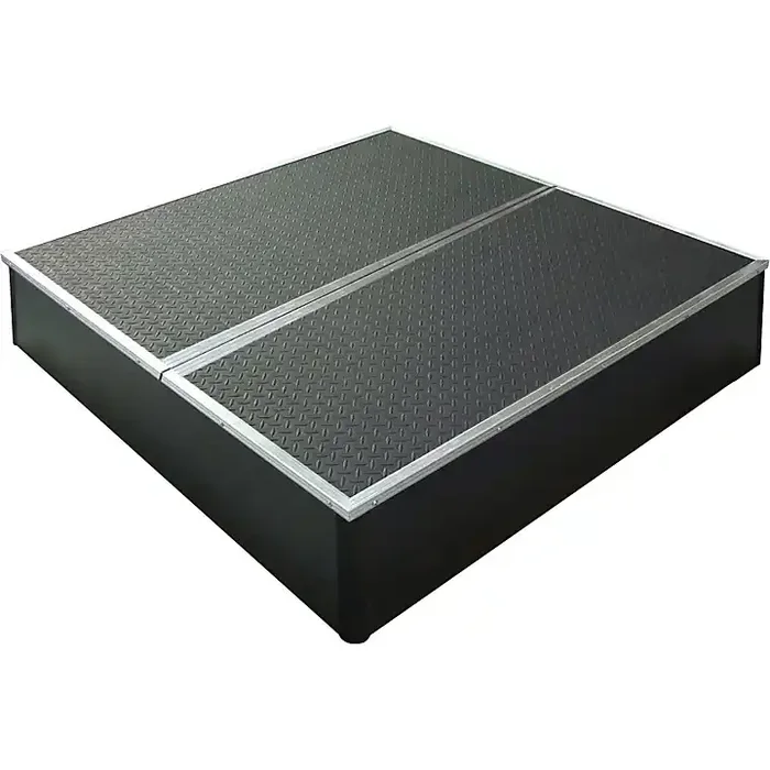 Control Acoustics Portable Stage with Rubber Diamond Mat Surface 4 x 4 ft. Guitar Center