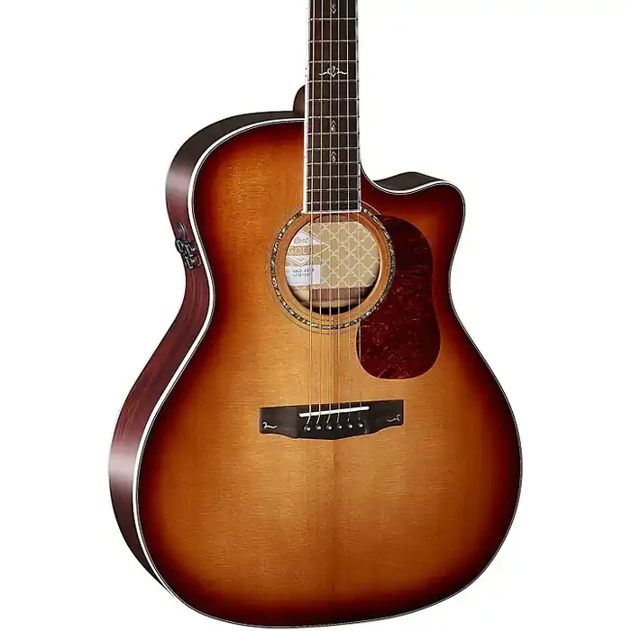Cort A8 Gold Series Grand Auditorium Acoustic-Electric Guitar Light Burst Guitar Center