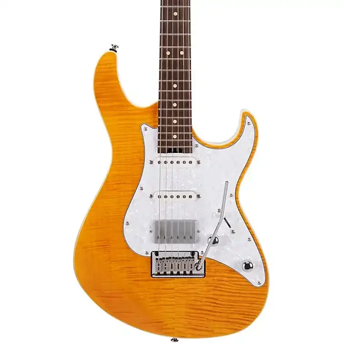 Cort G280 Select Flame Top Electric Guitar Amber Guitar Center