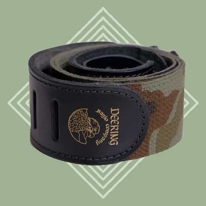 Cotton Camo Cradle Banjo Strap